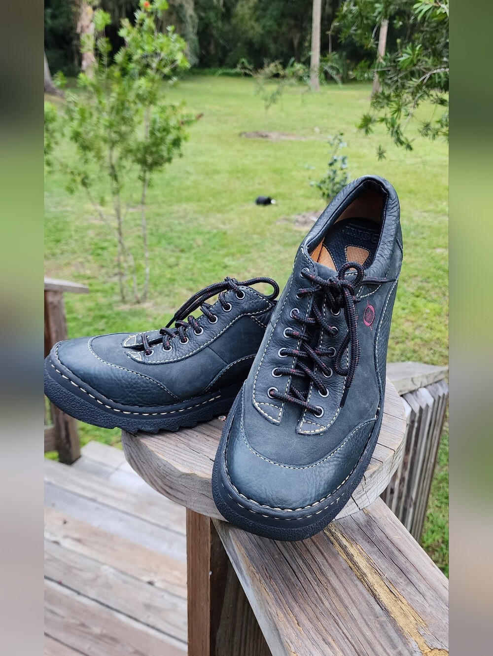 Born Men’s  New Leather Lace-Up Casual Loafers